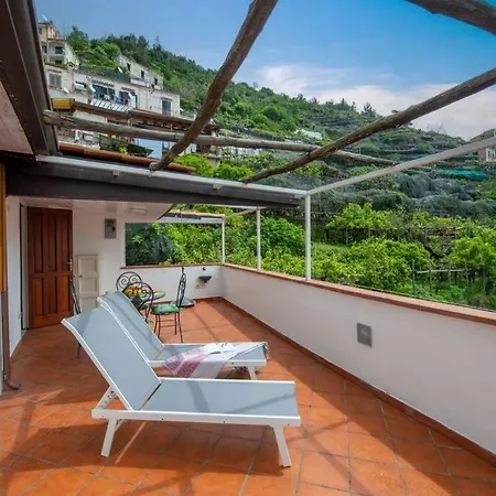 Sea View Amalfi Coast Retreat Apartamento Minori Exterior foto